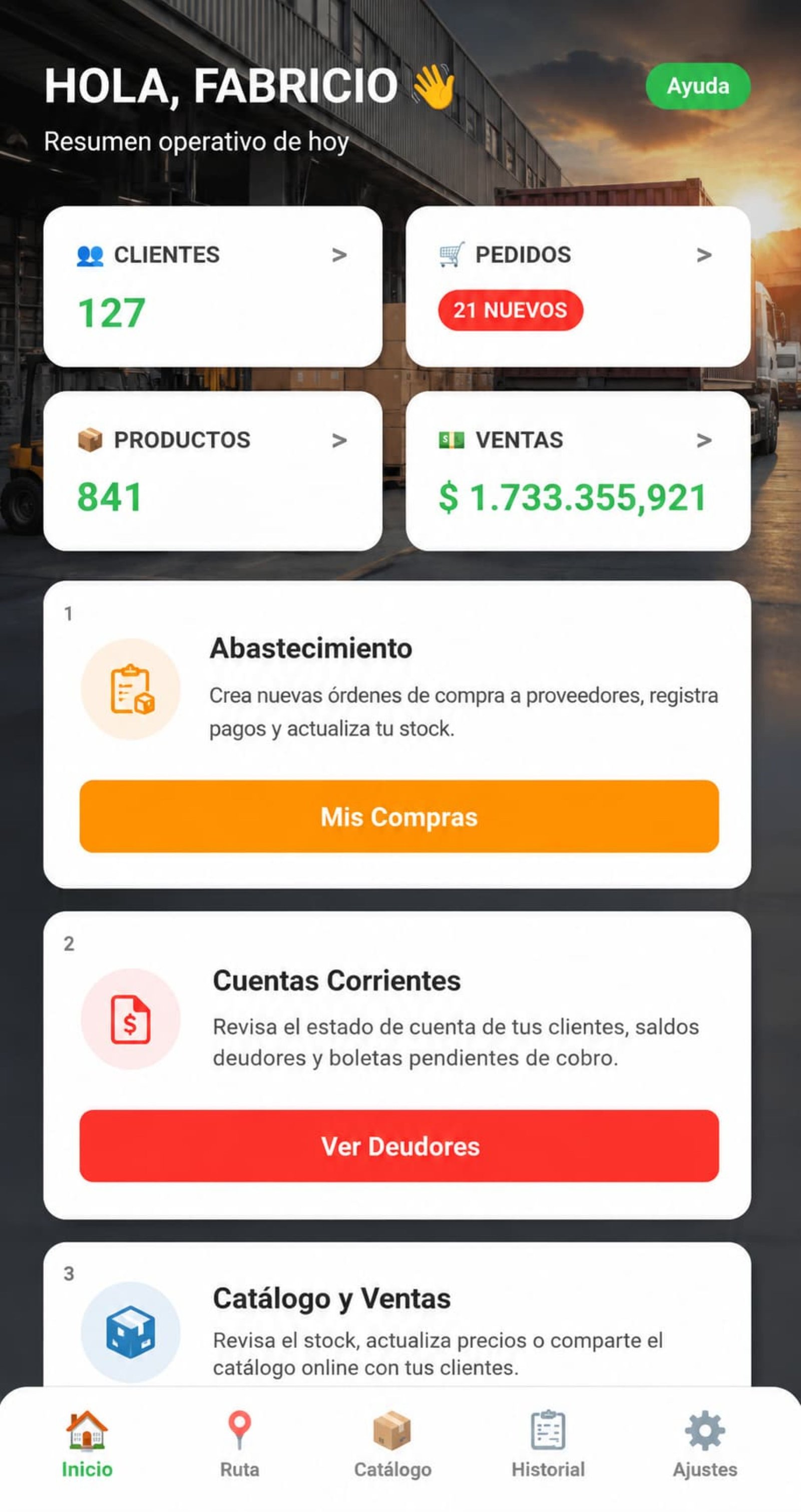 Viajantes App - App para preventistas